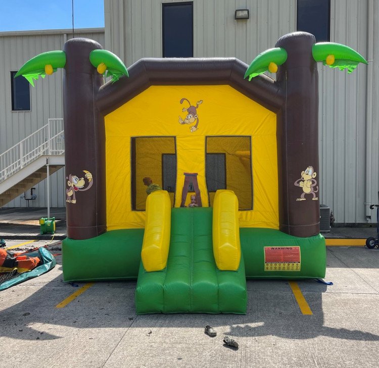 Monkey Bounce House Combo w/slide Geaux Xtreme Party Rental’s
