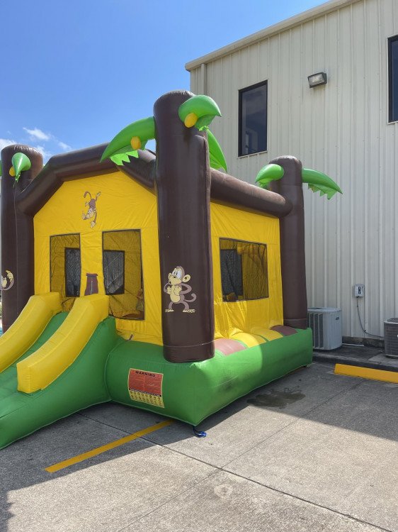 Monkey Bounce House Combo w/slide Geaux Xtreme Party Rental’s